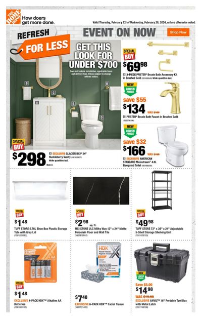 Home Depot (Atlantic) Flyer February 22 to 28