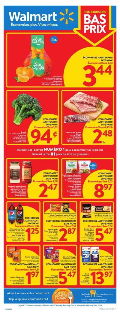 Walmart (QC) Flyer February 22 to 28