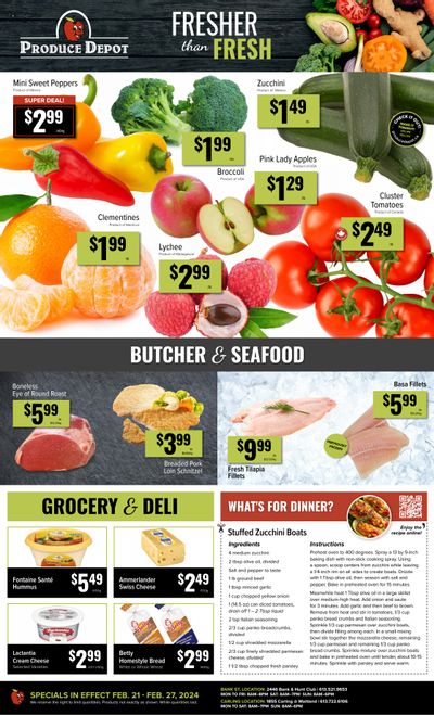 Produce Depot Flyer February 21 to 27