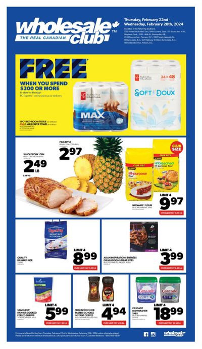 Real Canadian Wholesale Club Flyer February 22 to 28