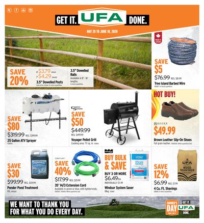 UFA United Farmers of Alberta Flyer May 28 to June 10