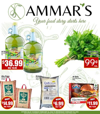 Ammar's Halal Meats Flyer February 22 to 28