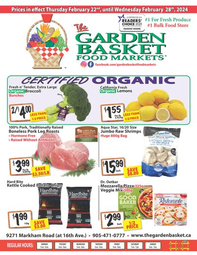 The Garden Basket Flyer February 22 to 28