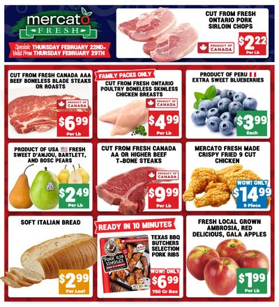 Mercato Fresh Flyer February 22 to 29