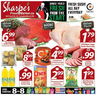 Sharpe's Food Market Flyer February 22 to 28