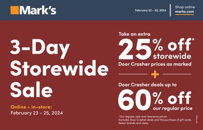 Mark's Flyer February 22 to 28