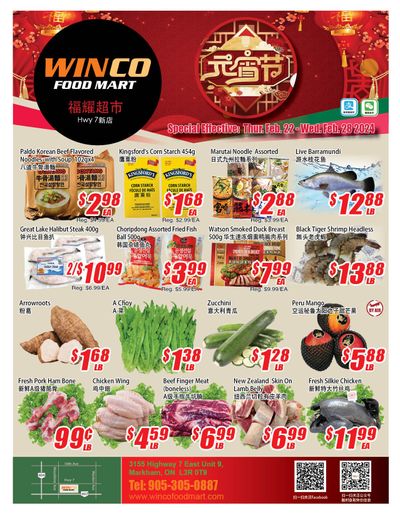 WinCo Food Mart (HWY 7) Flyer February 22 to 28