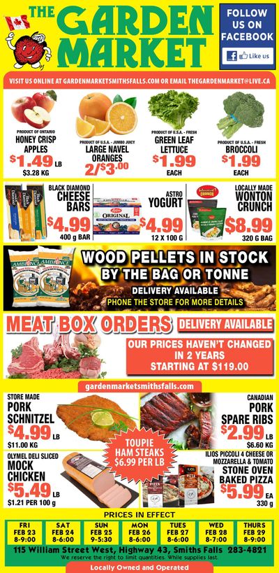 The Garden Market Flyer February 23 to 29