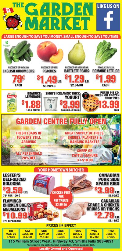 The Garden Market Flyer May 29 to June 4
