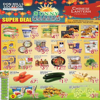 Sunny Foodmart (Don Mills) Flyer February 23 to 29