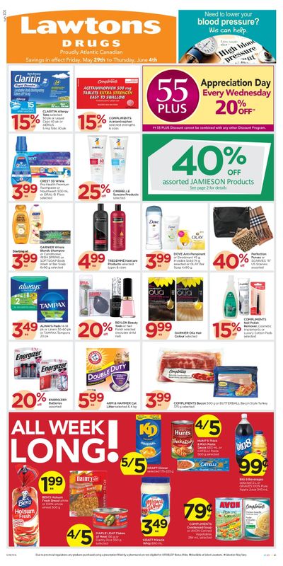 Lawtons Drugs Flyer May 29 to June 4