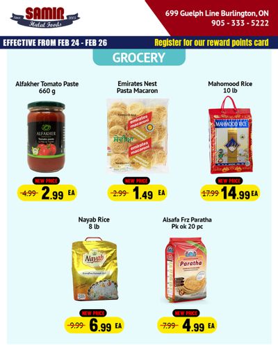 Samir Supermarket Flyer February 24 to 26