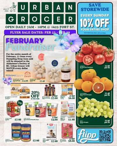 Urban Grocer Flyer February 23 to 29