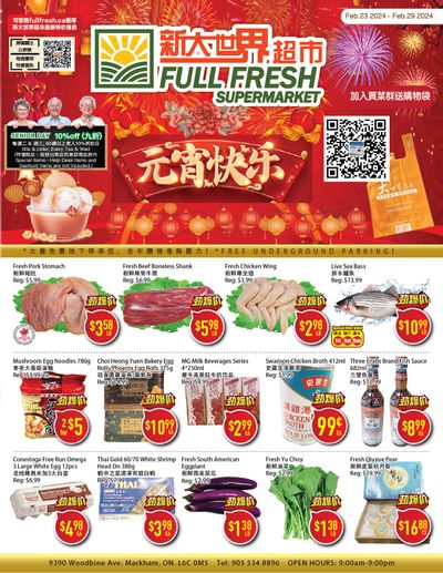 Full Fresh Supermarket Flyer February 23 to 29
