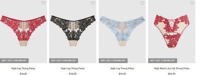 La Senza Canada: Luxe Panties and Bras Buy One Get One 50% off + Clearance
