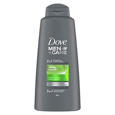 Dove Men + Care Fresh & Clean 2-in-1 Shampoo & Conditioner for Dry Hair with Caffeine and Menthol 750 ml $6.99 (Reg $9.96)