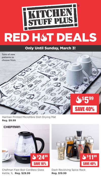 Kitchen Stuff Plus Red Hot Deals Flyer February 26 to March 3