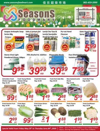 Seasons Food Mart (Brampton) Flyer May 29 to June 4
