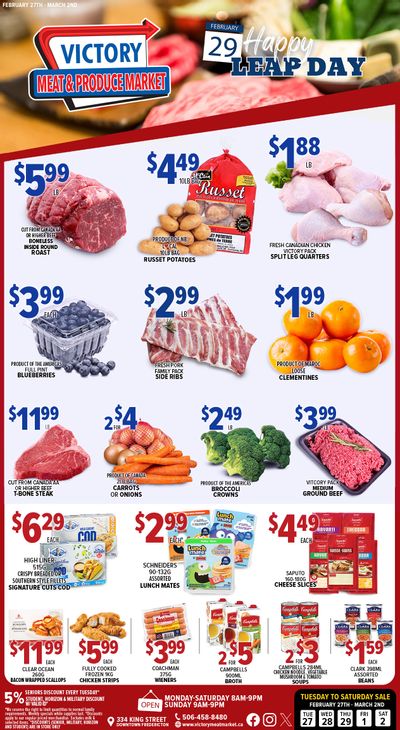 Victory Meat Market Flyer February 27 to March 2