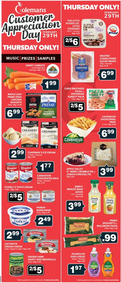 Coleman's Flyer February 29 to March 6