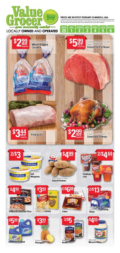 Value Grocer Flyer February 29 to March 6