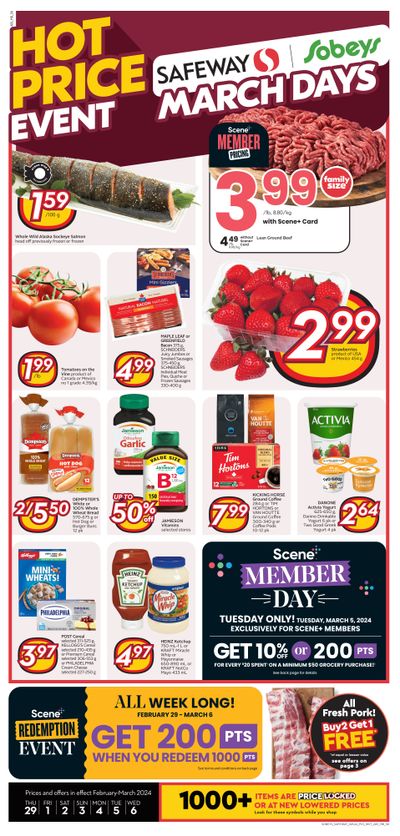 Sobeys/Safeway (AB, SK & MB) Flyer February 29 to March 6