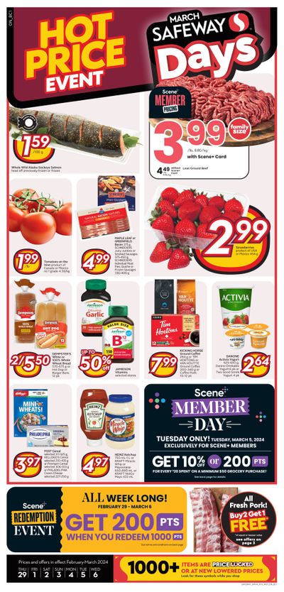 Safeway (BC) Flyer February 29 to March 6