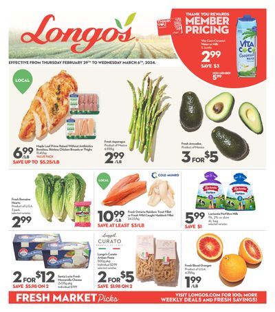 Longo's Flyer February 29 to March 6