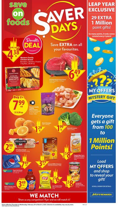 Save On Foods (BC) Flyer February 29 to March 6