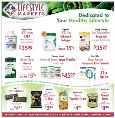 Lifestyle Markets Flyer February 28 to March 17