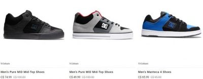 DC Shoes Canada: New Sale Styles up to 60% off