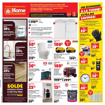 Home Hardware Building Centre (QC) Flyer February 29 to March 6