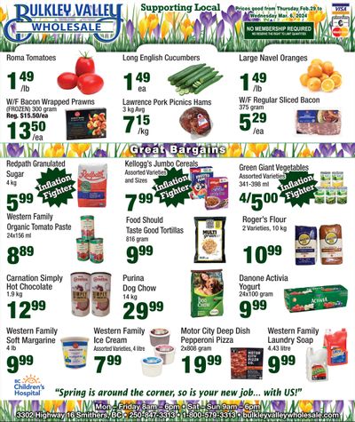 Bulkley Valley Wholesale Flyer February 29 to March 6