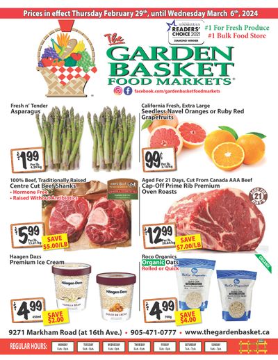 The Garden Basket Flyer February 29 to March 6