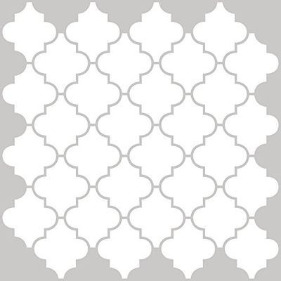 in Home NH2360 Quatrefoil Peel & Stick Backsplash Tiles, White $15.28 (Reg $36.17)