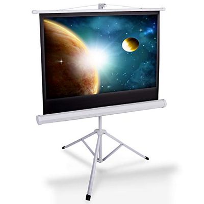 Pyle Portable Projector Screen Tripod Stand - Mobile Projection Screen, Lightweight Carry & Durable Easy Pull Assemble System for Schools Meeting Conference Indoor Outdoor Use, 40 Inch(PRJTP42) $71 (Reg $74.99)