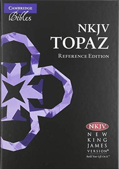 NKJV Topaz Reference Edition, Black Goatskin Leather, NK676:XRL $213.33 (Reg $419.95)