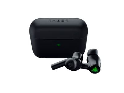 Razer Hammerhead True Wireless Bluetooth Gaming Earbuds: Chroma RGB Lighting - 60ms Low-Latency - Active Noise Cancellation - Dual Environmental Noise Cancelling Microphones - Classic Black $71.98 (Reg $99.99)