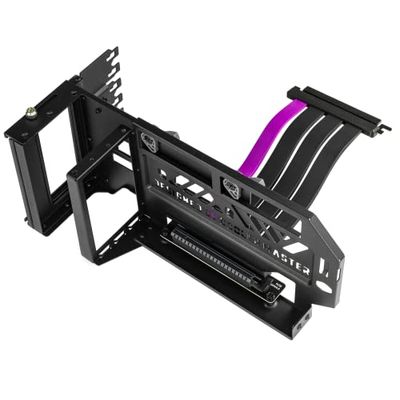 Cooler Master MasterAccessory Vertical Graphics Card Holder Kit V3 with Premium Riser Cable PCI-E 4.0 x16-165mm, Compatibility PCIe 4.0 and Older for E-ATX, ATX, Micro ATX Chassis, Black $54.99 (Reg $94.56)