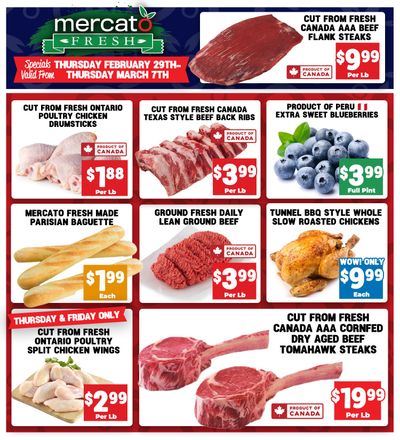 Mercato Fresh Flyer February 29 to March 7