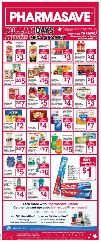 Pharmasave (NB) Flyer March 1 to 7