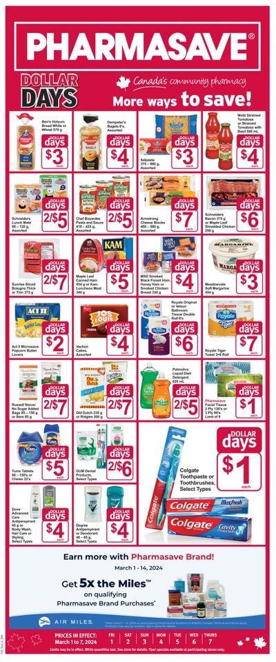Pharmasave (Atlantic) Flyer March 1 to 7