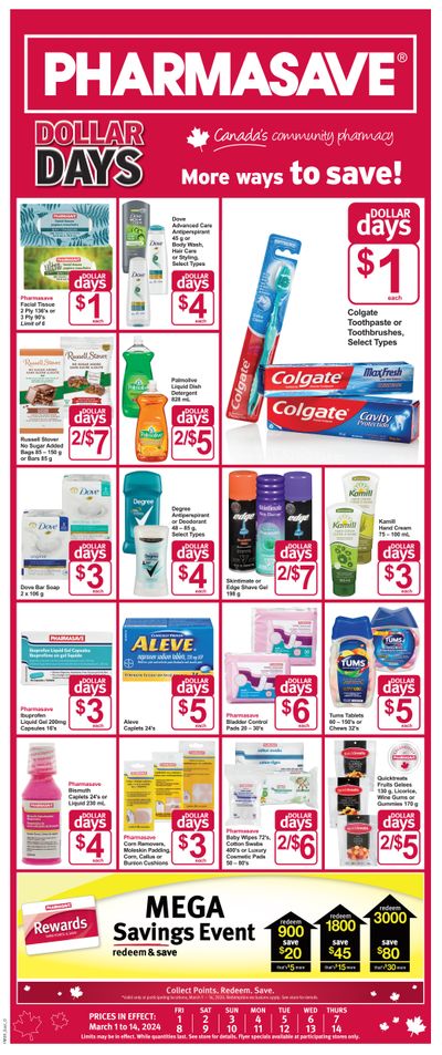 Pharmasave (ON) Flyer March 1 to 14