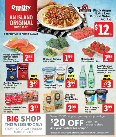 Quality Foods Flyer February 29 to March 6