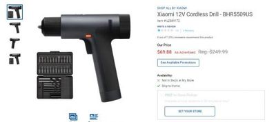 London Drugs Canada: Xiaomi 12V Cordless Drill $69.88 + Tech Clearance Event + Foods of Europe Sale