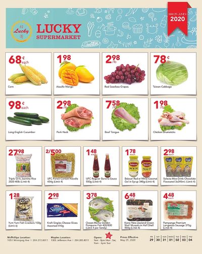 Lucky Supermarket (Winnipeg) Flyer May 29 to June 4