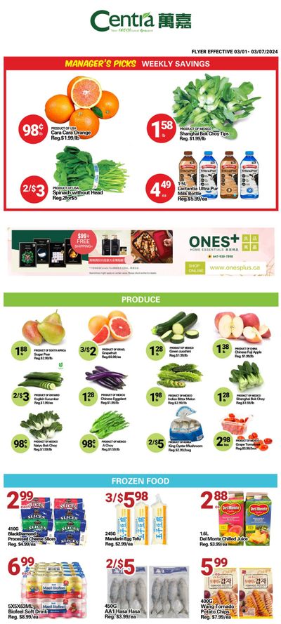 Centra Foods (Barrie) Flyer March 1 to 7