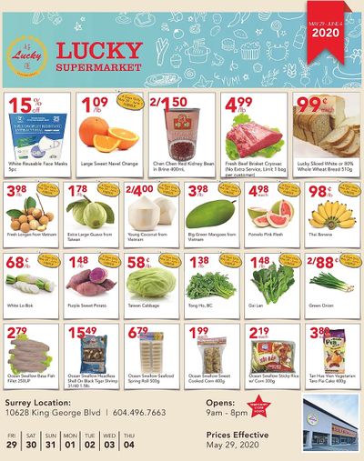 Lucky Supermarket (Surrey) Flyer May 29 to June 4