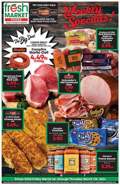 Fresh Market Foods Flyer March 1 to 7