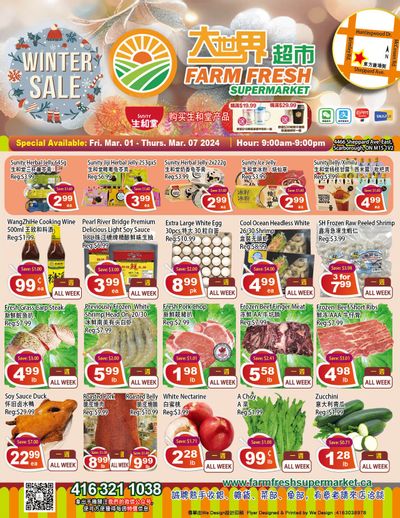Farm Fresh Supermarket Flyer March 1 to 7
